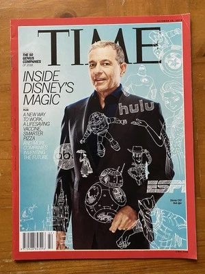 TIME Magazinen 2018 Inside Disney’s Magic Bob Iger Nintendo 50 Genius NO LABEL - Image 1 of 4