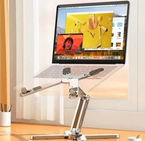 Supporto per tablet/notebook MacBook portatile in lega di alluminio 360 Gradi - Afbeelding 1 van 7