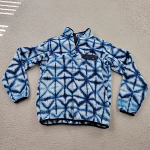 Patagonia Synchilla Snap-T Jacket Womens Large Shibori Tie Dye Diamond - Bild 1 von 9