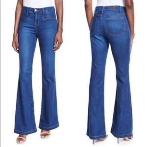 Joie Nouveau Flare Cobalt Wash Jeans Size 27 - Picture 1 of 9