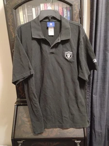 Oakland Raiders Reebok Poloshirt schwarz Größe L  - Bild 1 von 6