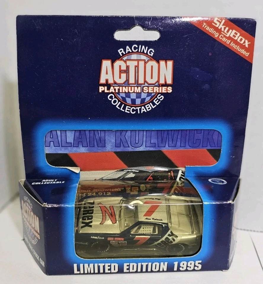 95 Action Platinum Series Nascar Alan Kulwicki 7 Zerex Die Cast Car 1 de 24912 Foto 1 de 4