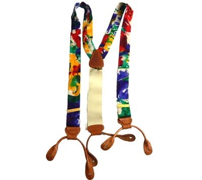 Trafalgar 亚麻皮革吊带抽象明亮多彩复古 — 第 1/4 张图片