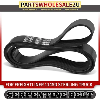 Cinturón Serpentine 81.04" para Freightliner 114SD 12-17 Sterling Truck Western Star Foto 1 de 4