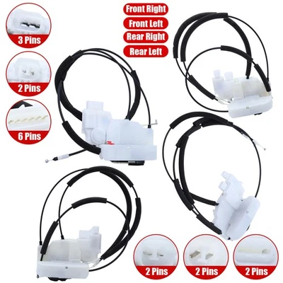 4x Front Rear Left&Right Door Lock Latch Actuator For Nissan Frontier Pathfinder Foto 1 de 4