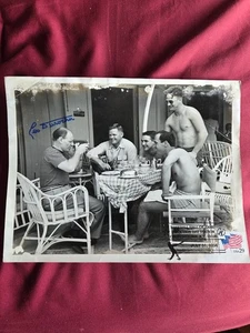 Leo Durocher - signiertes s/w 7x9 Foto / International News Originalfoto HOF 1994 - Bild 1 von 3