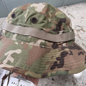 Military Boonie Hat Cap NWU Type II Camouflage Camo Bernard Cap Co 6 7/8 - Picture 1 of 5