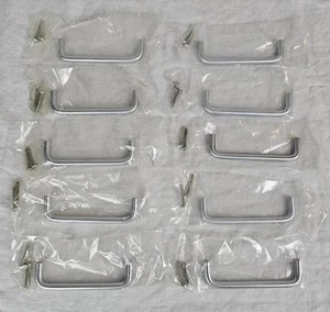 Gebürstetes Nickel Menge 10 Schrank Schublade zieht Griffe 4" Küche Bad versiegelt - Bild 1 von 4