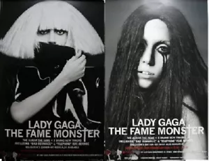 LADY GAGA The Fame Monster DOPPELSEITIGES MUSIKPOSTER - Bild 1 von 3