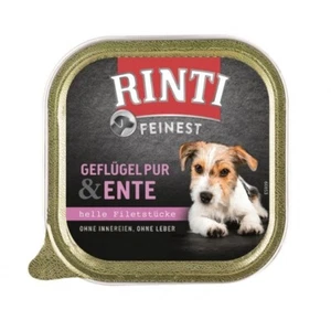Rinti Bowl Finest Poultry Pure & Duck 22 X 150G - Picture 1 of 1