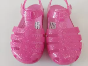 CROCS ISABELLA JUICE SANDAL Clog SHOE TODDLERS GIRLS JELLY GLITTER WATERPROOF - Picture 1 of 5