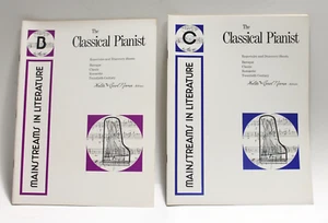 Lote de 2 Partituras The Classical Pianist Mainstreams in Literature 1977 - Imagen 1 de 9