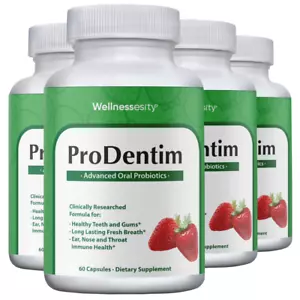 ProDentim Advanced Oral Probiotics - 4 Bottles. 240 Capsules - Picture 1 of 6