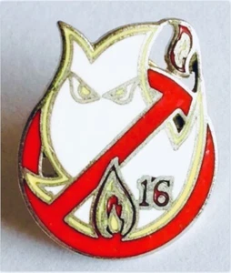 Montreal Fire Station 16 Firebuster Mascot Brigade Pin Badge Vintage Rare (D5) - Bild 1 von 2