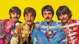 Póster de The Beatles Music Band 26"" X 15"" - Imagen 1 de 1