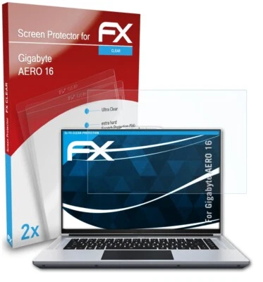 atFoliX 2x Pellicola Protettiva per Gigabyte AERO 16 chiaro - Immagine 1 di 4