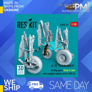 Reskit RSU48-0496 1/48 A-10 "Thunderbolt II" Fahrwerke (Early & Late) - Bild 1 von 3