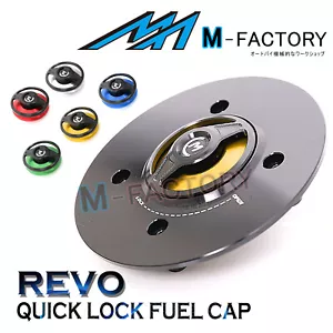 Fit Kawasaki Z900 Z650 VERSYS-X 300 KLE300 REVO Quick Lock Fuel Tank Gas Cap - Foto 1 di 13