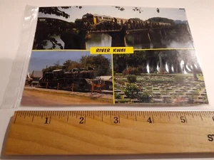 Postcard - River Kwai Bridge - Thailand The Bridge Over The River Kwai Kwae - Picture 1 of 13
