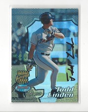 2002 Bowman's Best Blue #167 Todd Linden Rookie AUTOGRAPH Giants