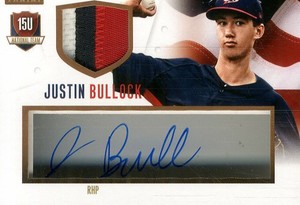 2014 USA Baseball 15U National Team Jerseys Signatures Prime #56 Justin Bullock