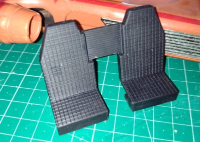 Star Wars Kenner Palitoy Vintage Landspeeder Seats Custom