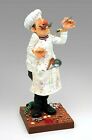 Figurine Cook Forchino Chef Caricature Collection Maxi 16 1/8In