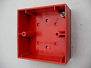 Gent S4-34895 Backbox call point £3,00 - Scatola montaggio superficiale rossa 4063-015 - Foto 1 di 5