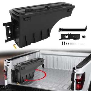 Truck Bed Storage Tool Box For 2016-2018 Nissan Titan Swing Case Left Side Lock - Picture 1 of 11
