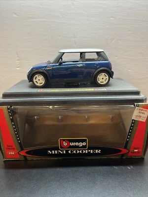 Burago Bijoux Collection 1/24 Scale Mini Cooper DieCast Model. Made In Italy D6 - Image 1 of 4