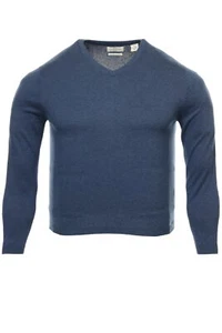 Weatherproof Vintage Heather V-Neck Sweater (2XLarge, Blue) $85 - Picture 1 of 4