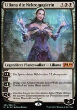 Liliana the nekromagierin Foil/The Necromancer | EX | M19 | Ger | Magic MTG