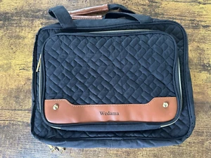 Wedama Toiletry Bag for Women Hanging Travel Toiletry Bag New w/o Tag- black 12" - Picture 1 of 17
