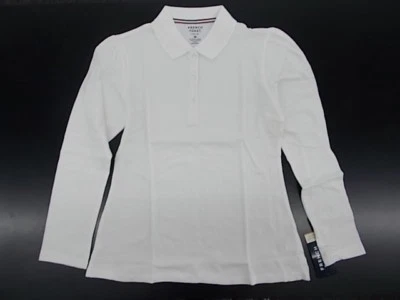 Uniforme de tostadas francesas para niñas/camisa polo blanca de manga larga talla 16-20 Foto 1 de 4