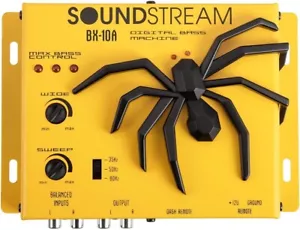 SOUNDSTREAM BX-10A Digital BASS Booster BX10 Bass Knob Control Epicenter Yellow - Picture 1 of 9