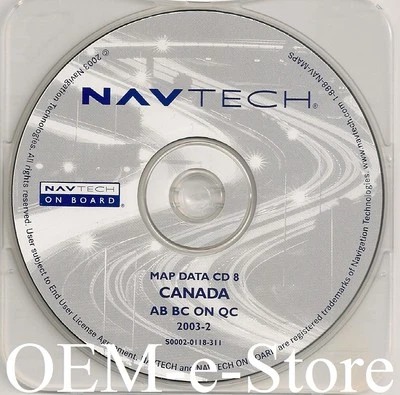 2000 2001 2002 2003 2004 Range Rover / Sport HSE Navigation CD Cover Canada Map - Image 1 of 2