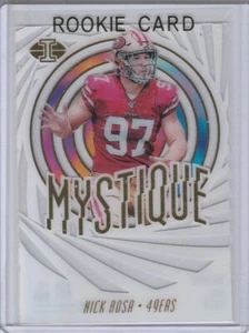 NICK BOSA Mystique 49ERS ROOKIE CARD San Francisco Football 2019 NFL RC! - Bild 1 von 2