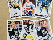 1992-93 UPPER DECK HOCKEY HIGH SERIES YOU PICK TRADING CARDS 1-319