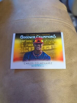 2021 UD Goodwin Champions Carlos Colmenarez Horizontal #69 Baseball  - Image 1 of 2