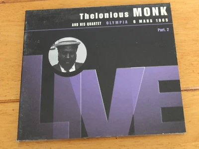 THELONIOUS MONK - OLYMPIA 6 MARS 1965 PART 2 (CD, 1999) - Изображение 1 из 4