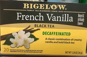 TÉ NEGRO VAINILLA FRANCÉS DESCAFEINADO UNA COMBINACIÓN CLÁSICA TÉ NEGRO 20 - Imagen 1 de 1
