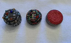 World Market Trinket Tins Lot of Three - Picture 1 of 12