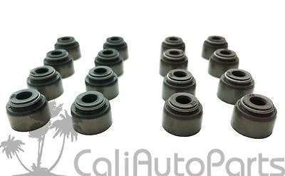 Sellos de vástago de válvula de motor 88-95 Honda Civic 1.5L 16V D15B1 D15B7 1.6L D16Z6 Foto 1 de 2