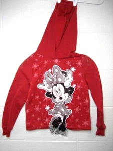 Minnie Mouse Hoodie girls size small see desc: 100% polyester - Picture 1 of 3
