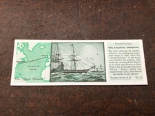 1930s ty phoo tea card . the atlantic crossing ! 21