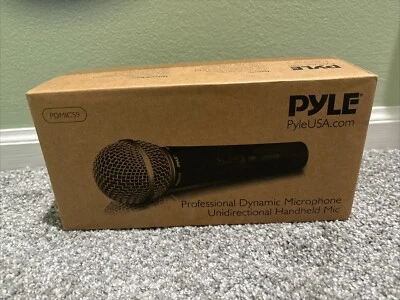 Pyle Professional Dynamic Microphone, Unidirectional Handheld Mic PDMIC59 NEW - Image 1 of 2