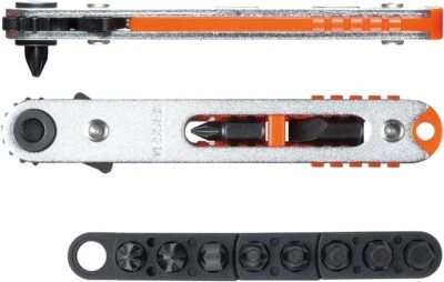 VESSEL TD-76 Ultra THin Flat shaped Hex Ratchet Screwdriver Straight Steel rough - Image 1 of 4