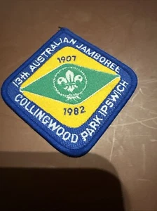 13th Australian Jamboree Collingwood Park Ipswich 1982 Boy Scouts Badge 75 Years - Picture 1 of 3