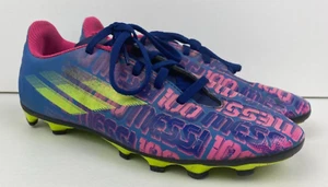 Adidas X Speedflow Messi Pink Yellow Purple Outdoor Soccer Cleats Men's Sz 5.5 - Picture 1 of 8