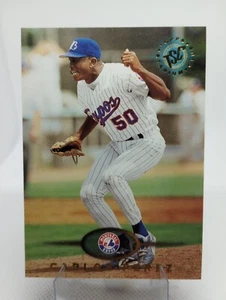 1995 Stadium Club Baseball #542 Carlos Perez RC - Foto 1 di 2